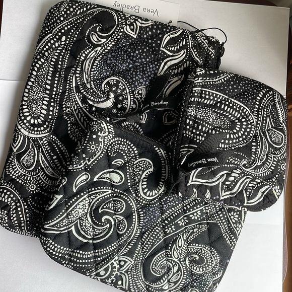 Set of 3 Vera Bradley Cosmetic Bags Stellar Paisley, NWT - Picture 3 of 5